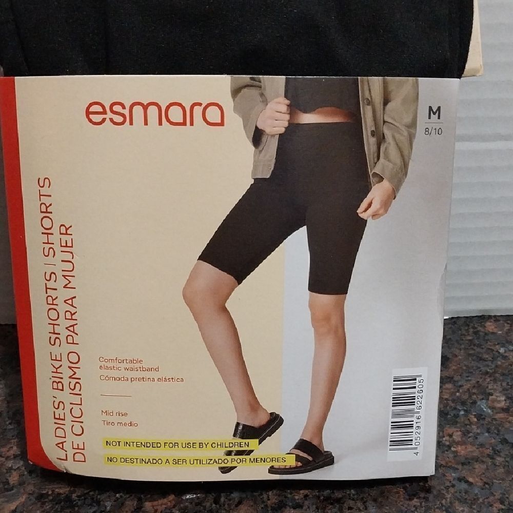 Esmara Bike Shorts...Size M...NEW IN PACKAGE